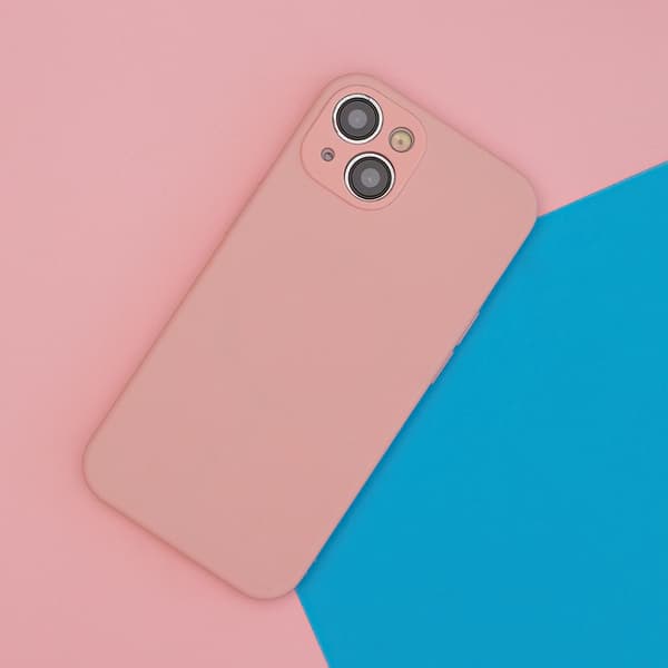 Mag Invisible skal för iPhone 14 Pro pastellrosa