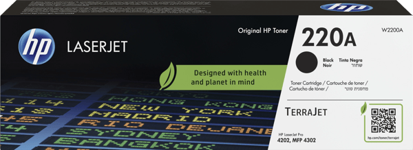 HP 220A svart 2000 sidor Toner
