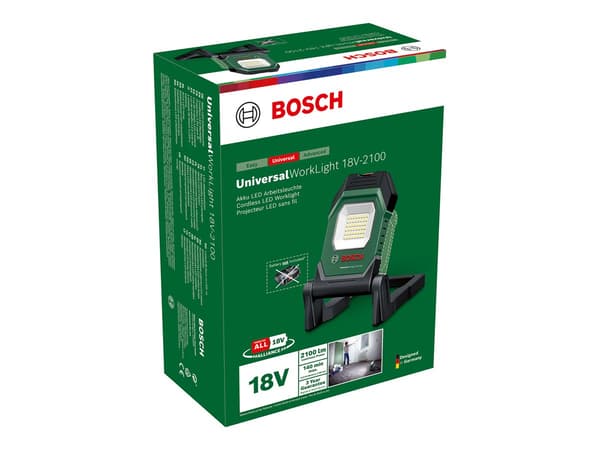 Bosch Universal WorkLight 18V-2100 Projektörer Koldt vit ljus vit