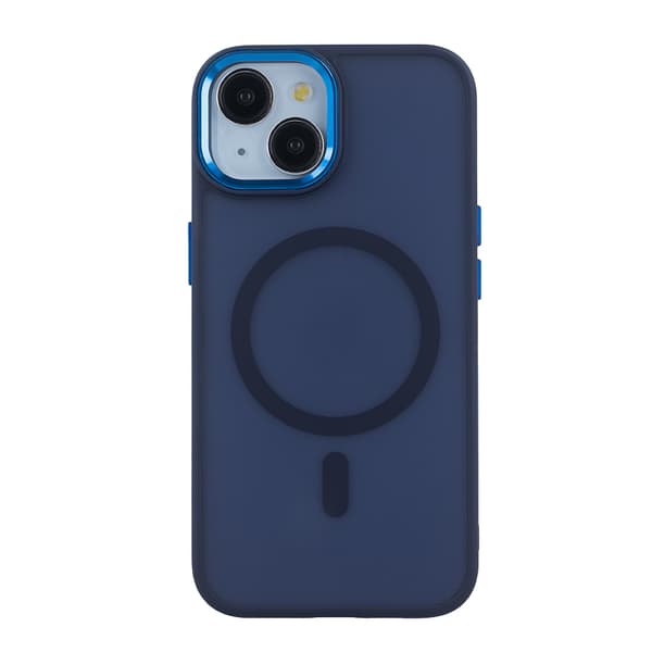 Frozen Mag skal för iPhone 16 Pro Max marinblå