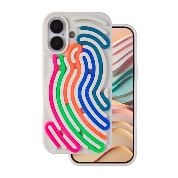 DIY Snake skal för iPhone 17 beige beige