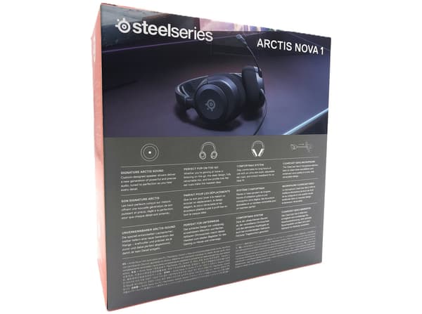 SteelSeries Arctis Nova 1 Kablet hörlurar svart