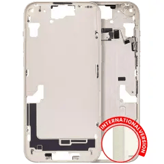 Mellanstomme med smådelar för iPhone 15 Plus (EU / Global version) (Eftermarknad Plus) (Gul) gul