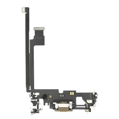Laddningsport Flexkabel för iPhone 12 Pro Max (Begagnad OEM-del) (Guld) guld