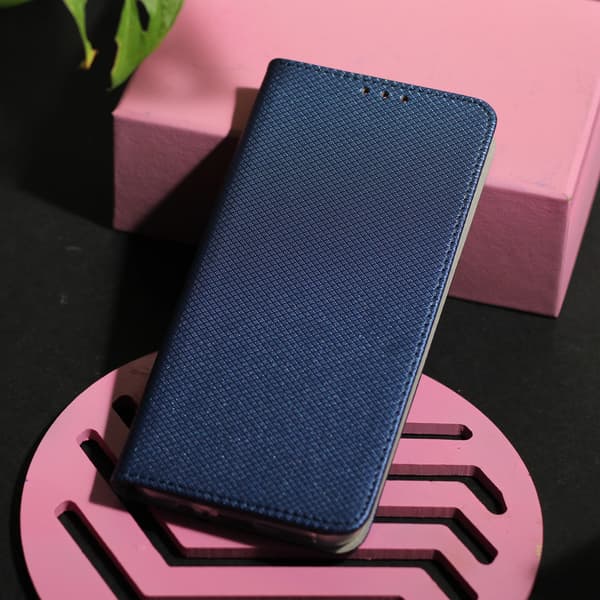 Smart Magnetfodral för Xiaomi Redmi Note 9s / 9 Pro / 9 Pro Max marinblå