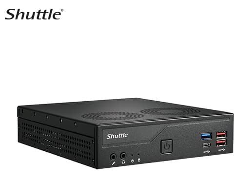 Shuttle XPC slim DH770 Mini PC Barebones svart svart