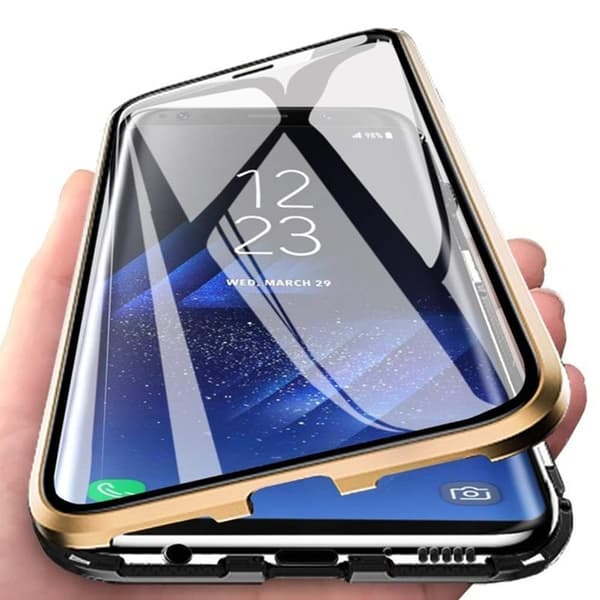 Dubbelfodral för Samsung S21 – Guld guld