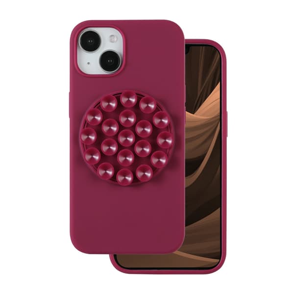 Silicone Stick skal för iPhone 11 maroon