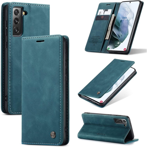 CaseMe 013 för Samsung Galaxy S21plus  Plånboksfodral|grön
