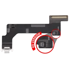 Laddningsport Flexkabel för iPad 10 (2022) (Cellular) (Premium) (Silver) silver