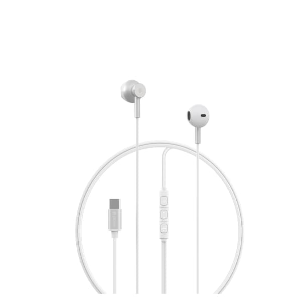 Devia trådbundna hörlurar Smart M2 Digital Metal USB-C silver silver