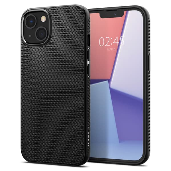 Spigen Liquid Air fodral för iPhone 13 matte svart