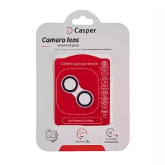 Casper kameralinsskydd för iPhone 16 / 16 Plus (rosa) (klar) rosa