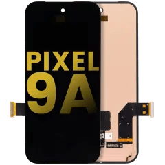 OLED-enhet utan ram (med fingeravtryckssensor) för Google Pixel 9A (renoverad) (alla färger)
