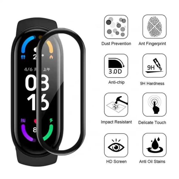 HÄRDAT GLAS 3D MI BAND 9/M9
