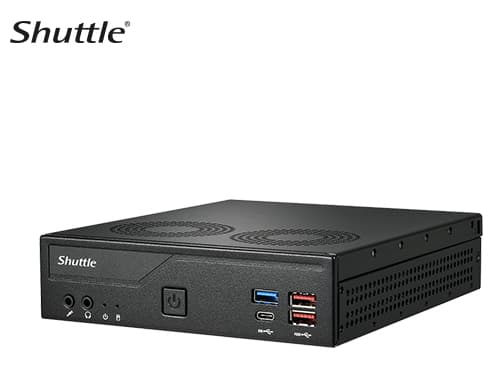 Shuttle XPC slim DH770 Mini PC Barebones svart svart