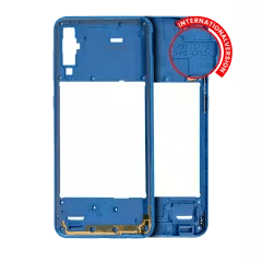 Mellanramshölje för Samsung Galaxy A50 (A505 / 2019) (Internationell version) (Eftermarknad Plus) (Blå) blå