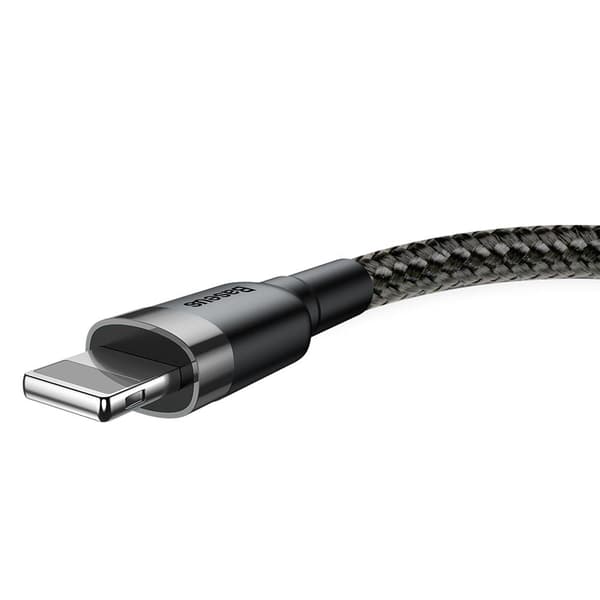 Baseus-kabel Cafule USB - Lightning 3,0 m 1,5A gråsvart