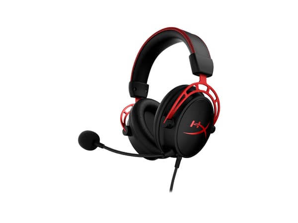 HyperX Cloud Alpha Kablet hörlurar svart röd svart