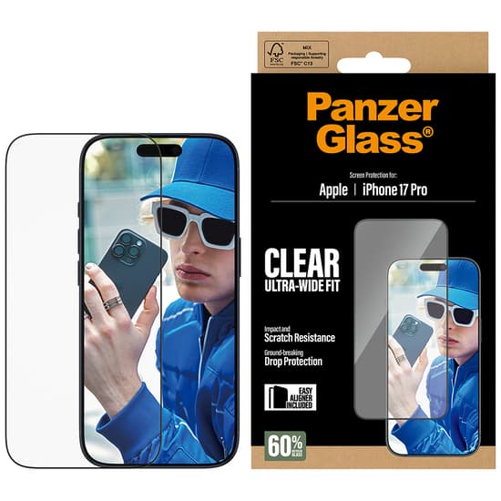 PanzerGlass® Skärmskydd iPhone 2025 6.3 iPhone 17 Pro