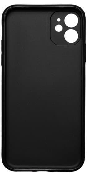 Svart silikonskal för iPhone 11