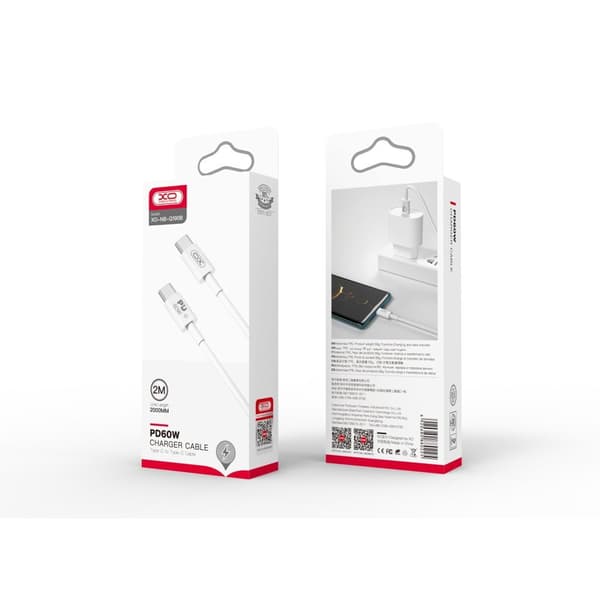 XO® 2m NB-Q190B Typ-C - Typ-C vit