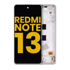 OLED-enhet med ram för Xiaomi Redmi Note 13 4G (renoverad) (mintgrön) grön