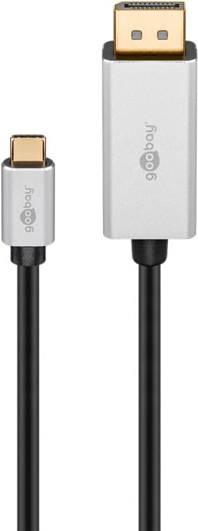 Goobay - USB-C™ till DisplayPort-adapterkabel, 3 m svart