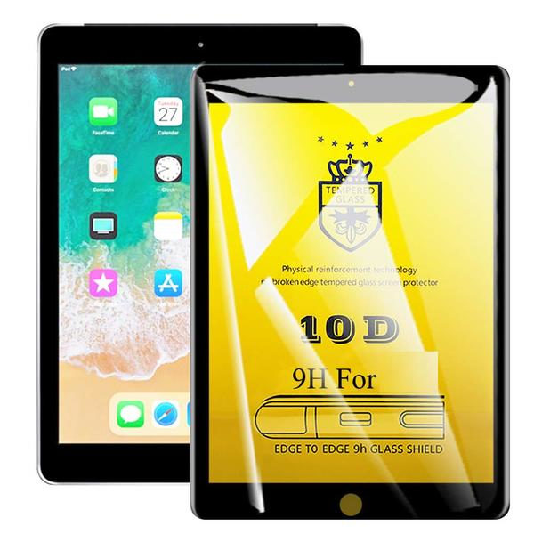 hög kvalitet10D häradat glas för ipad 7 10.2"