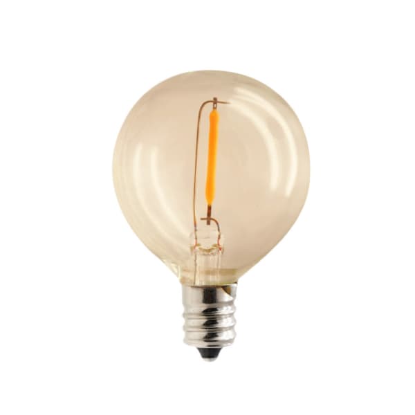 Forever Light LED-lampa E12 G40 0 5W 3V 24lm FL-2B guld 6st