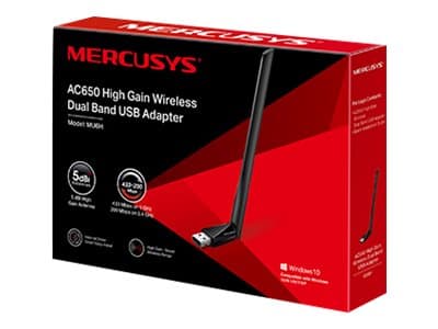 Mercusys Netvärksadapter USB 2.0 433Mbps trådlös