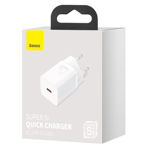 Baseus väggladdare Super Si PD 25W 1x USB-C vit