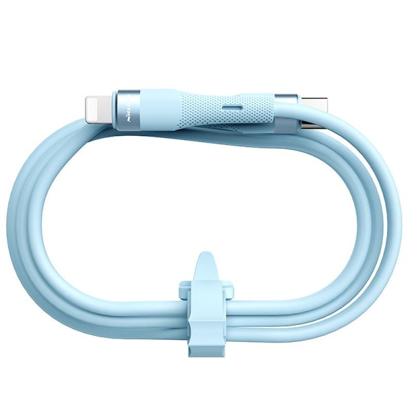 NILLKIN DATA KABEL FLOWSPEED SILIKON TYP-C/LIGHTNING PD 27W BLÅ