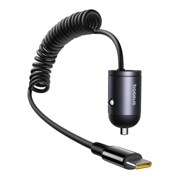 Baseus Tiny Star Mini Billaddare (C+C-kabel ingår) 30W Kosmisk svart svart