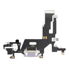 Laddningsport Flexkabel för iPhone 11 (Eftermarknad Plus) (Lila)