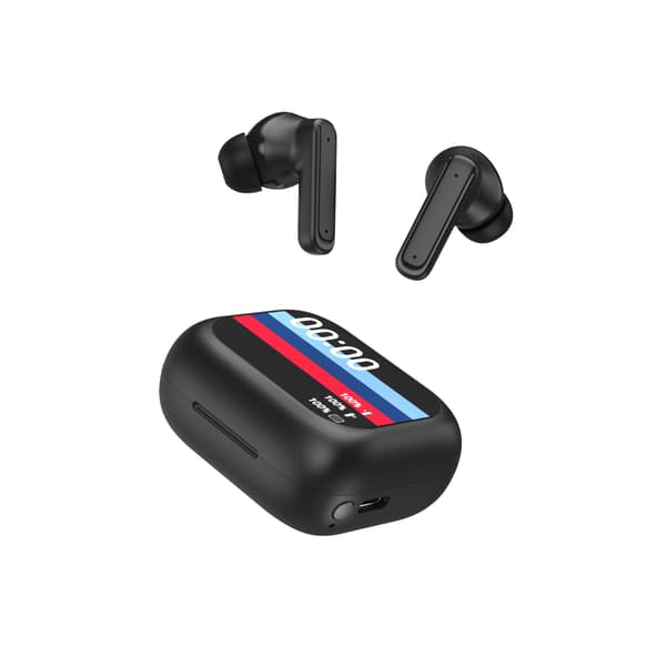 Forever Bluetooth-hörlurar med ANC +ENC display TWSS-500 svart svart