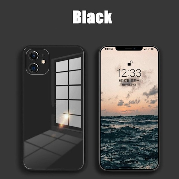 glasfodral för iphone 12 pro|röd rosa