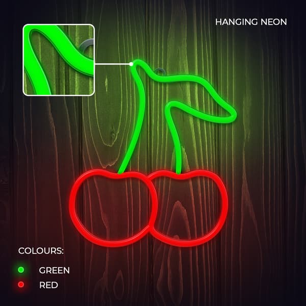 Neon LED Light CHERRY green red NNE23 Neolia