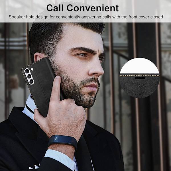 CaseMe 013 för iphone 7/8 plus  Plånboksfodral|svart
