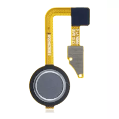 Fingeravtryckssensor för hemknapp och strömsensor flexkabel för LG G6 (Ice Platinum Silver)