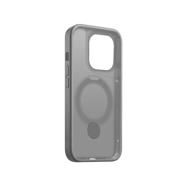 Etteri Matt Mag Ring skal för iPhone 15 Pro grå