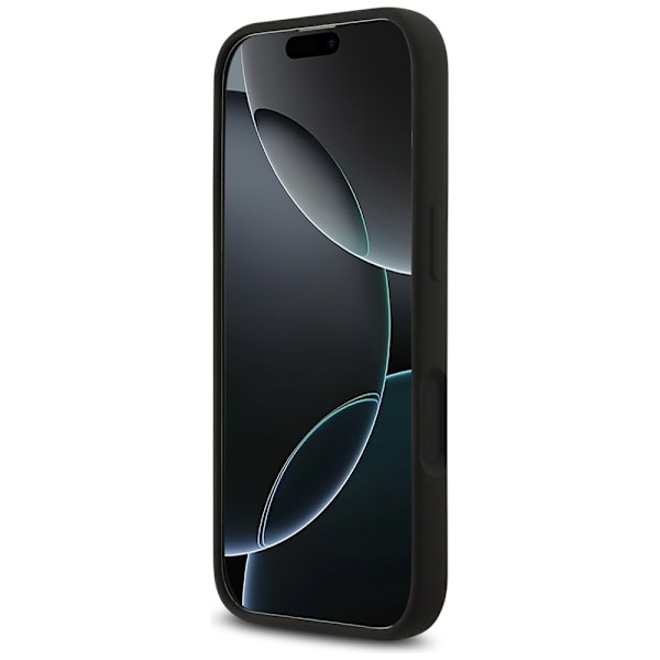 Guess Silicone Big 4G Script Case for iPhone 17 Black