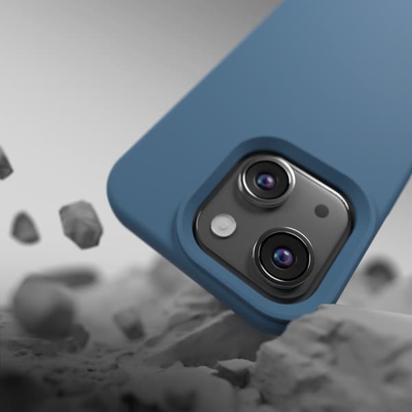 Etteri Silikonskal för iPhone 14 mörkblå blå