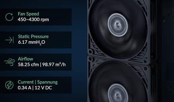 ARCTIC P9 Max 1-pack svart 92 mm