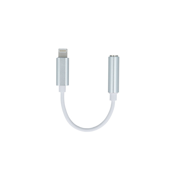 Setty-adapter Lightning - ljudjack 3,5 mm vit