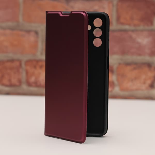 Smart Soft-fodral för iPhone 17 Pro Max 6,9\" vinröd