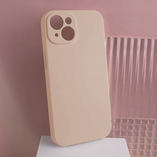 Silikonfodral för iPhone 16e / 17e nude