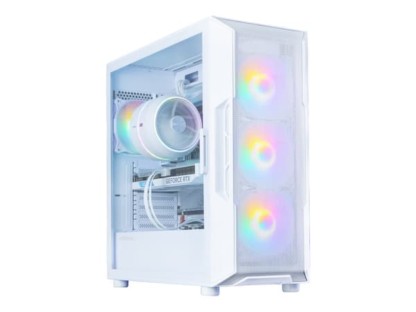 Zalman i3 NEO V2 Tower ATX vit vit