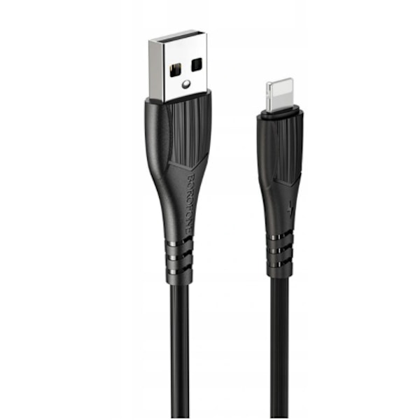 2st Borofone -   Lightning -kabel 1m svart