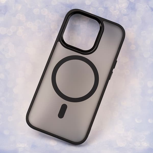 Frozen Mag skal för iPhone 16 Pro Max svart